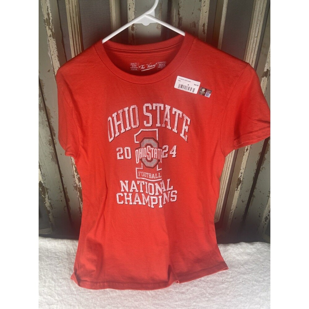 Ohio State 2024 National Champions T-Shirt by The Victory-Women’s Med-NWT